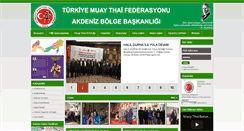 Desktop Screenshot of akdenizmuaythai.com
