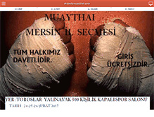 Tablet Screenshot of akdenizmuaythai.com